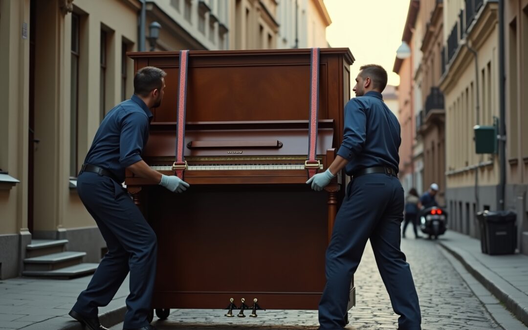 Piano-Sicherungsgurt Berlin Anleitung: Klavier sicher tragen